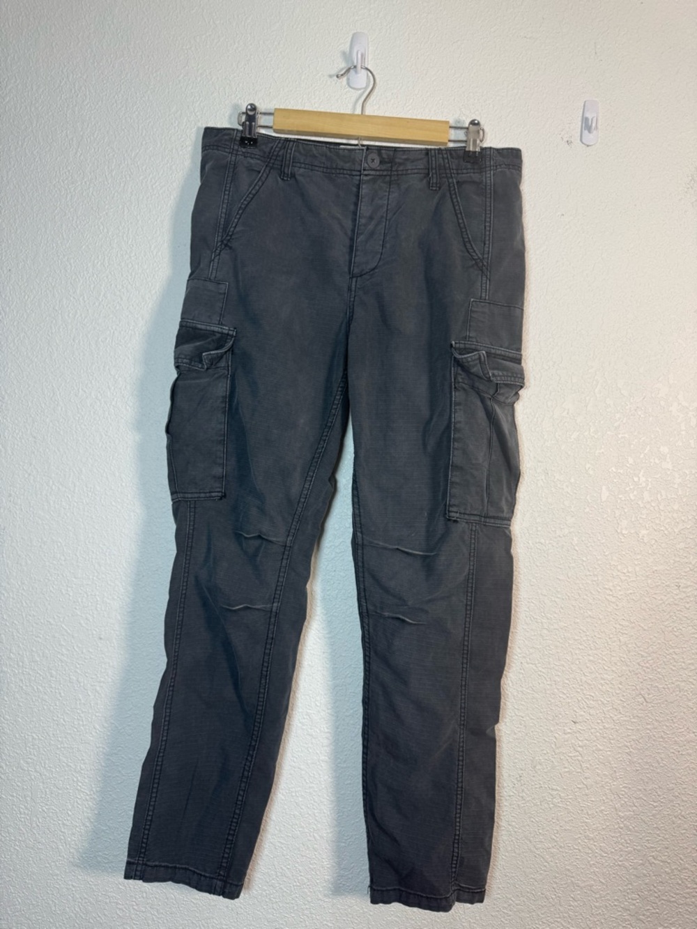 Free People faded black cargo pants size 8